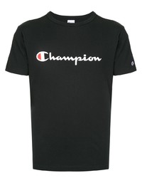 Champion Logo Print Crew Neck T Shirt