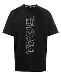 MONCLER GRENOBLE Logo Print Crew Neck T Shirt