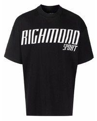 John Richmond Logo Print Crew Neck T Shirt