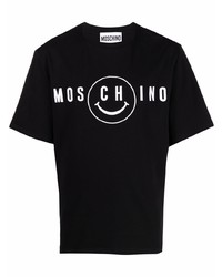 Moschino Logo Print Crewneck T Shirt