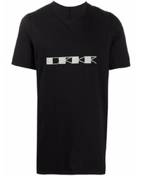 Rick Owens DRKSHDW Logo Print Long T Shirt