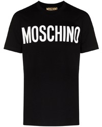 Moschino Logo Print Organic Cotton T Shirt