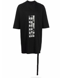 Rick Owens DRKSHDW Logo Print Oversized T Shirt