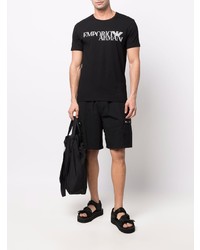 Emporio Armani Logo Print Short Sleeve T Shirt