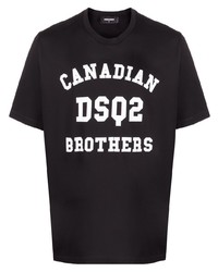 DSQUARED2 Logo Print Short Sleeve T Shirt