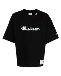 Maison Mihara Yasuhiro Logo Print Short Sleeved T Shirt