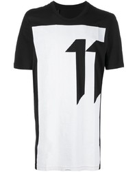 11 By Boris Bidjan Saberi Logo Print Short Sleeved T Shirt