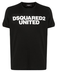 DSQUARED2 Logo Print Slim Fit T Shirt