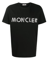Moncler Logo Print Slim Fit T Shirt