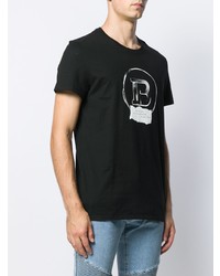 Balmain Logo Print T Shirt