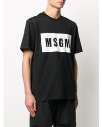 MSGM Logo Print T Shirt