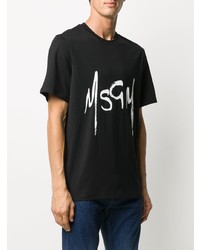 MSGM Logo Print T Shirt