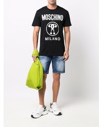 Moschino Logo Print T Shirt