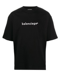 Balenciaga Logo Print T Shirt