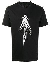 Les Hommes Logo Print T Shirt