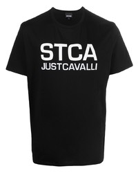 Just Cavalli Logo Print T Shirt