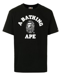 A Bathing Ape Logo Print T Shirt