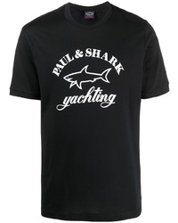 Paul & Shark Logo Print T Shirt