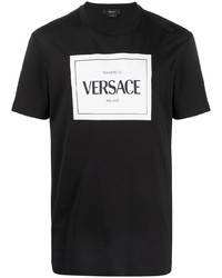 Versace Logo Print T Shirt