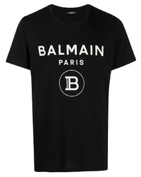 Balmain Logo Print T Shirt