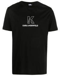 Karl Lagerfeld Logo Print T Shirt