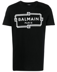 Balmain Logo Print T Shirt