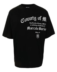 Marcelo Burlon County of Milan Logo Print T Shirt