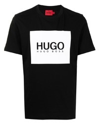 Hugo Logo Print T Shirt