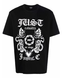 Just Cavalli Logo Print T Shirt