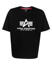 Alpha Industries Logo Print T Shirt