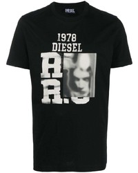 Diesel Logo Print T Shirt