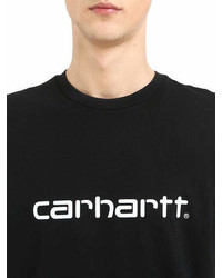 Carhartt Logo Printed Cotton Jersey T Shirt