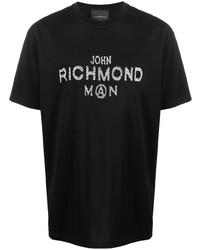 John Richmond Logo Studded Cotton T Shirt