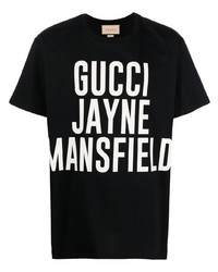 Gucci Love Parade Slogan Print T Shirt