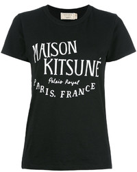 MAISON KITSUNE Maison Kitsun Logo Print T Shirt