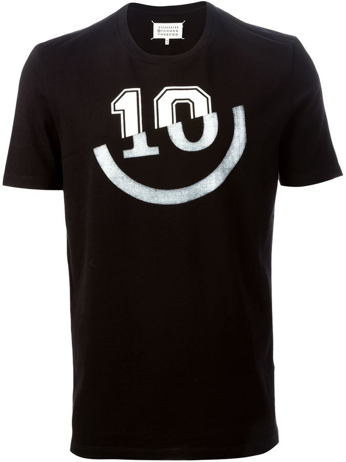Maison Margiela 10 Print T Shirt, $260 | farfetch.com | Lookastic