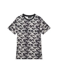Wesc Max Crane Print Cotton Graphic Tee In Black At Nordstrom