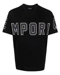 Emporio Armani Maxi Logo Print T Shirt