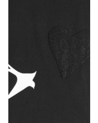 McQ by Alexander McQueen Mcq Alexander Mcqueen Printed And Embellished Cotton T Shirt