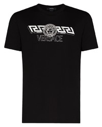 Versace Medusa Head Logo Print T Shirt