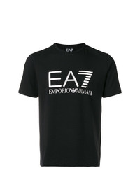 Ea7 Emporio Armani Metallic Logo T Shirt