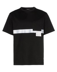 Portvel Metallic Stripe T Shirt