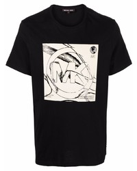 Michael Kors Michl Kors Graphic Print Crewneck T Shirt
