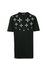 Neil Barrett Military Cross Print T Shirt