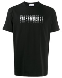 Dirk Bikkembergs Mirrored Logo Jersey T Shirt