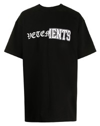 Vetements Mix Print Logo T Shirt