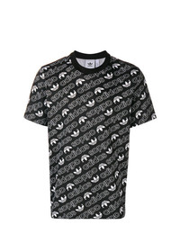 adidas Monogram Print T Shirt