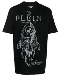 Philipp Plein Monsters Logo Print T Shirt