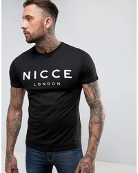 Nicce London Nicce Logo T Shirt In Black