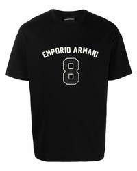 Emporio Armani Number Appliqu Cotton T Shirt